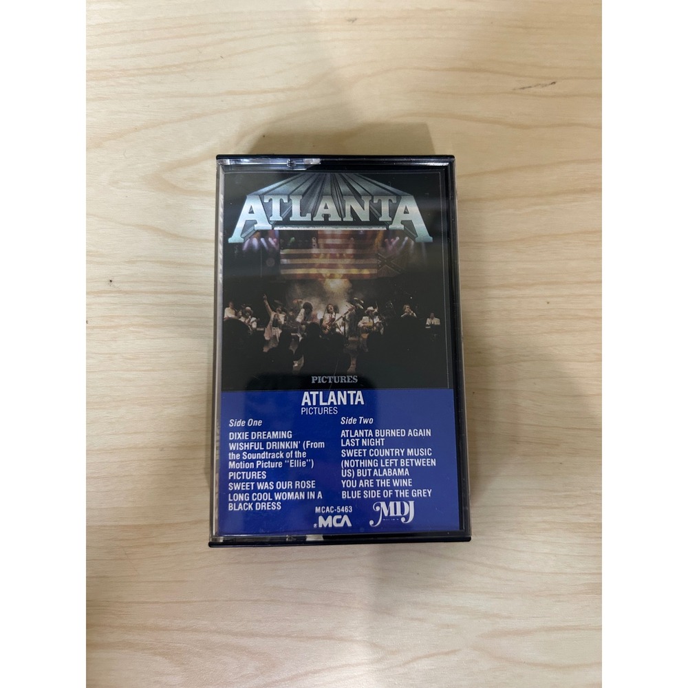 Atlanta Pictures Cassette Tape 1984‎ MCA MDJ Country Music MCAC-5463 Vintage